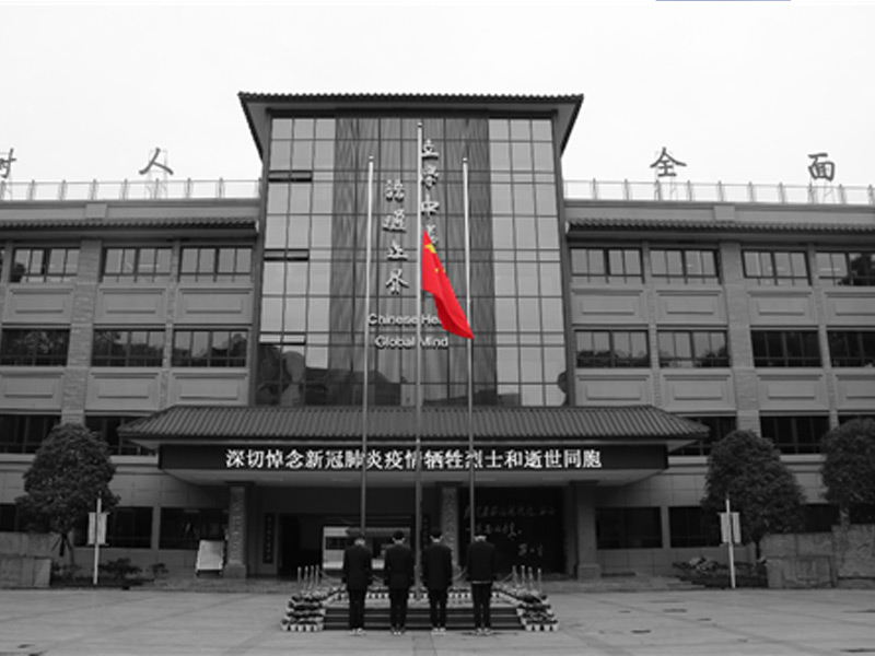 山河無恙，盼人間皆安 ——成都外國語學(xué)校深切悼念新冠肺炎疫情犧牲烈士和逝世同胞